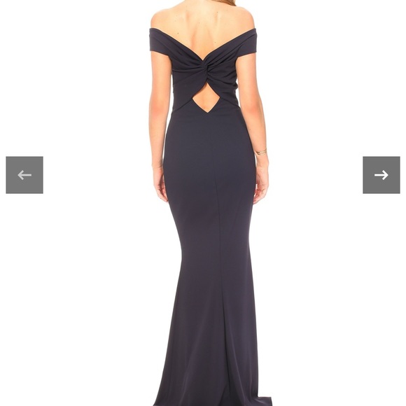 NWT Katie May Navy Blue Formal Dress - Picture 8 of 8